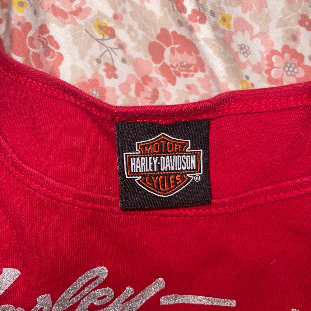 Red Harley-Davidson tank top